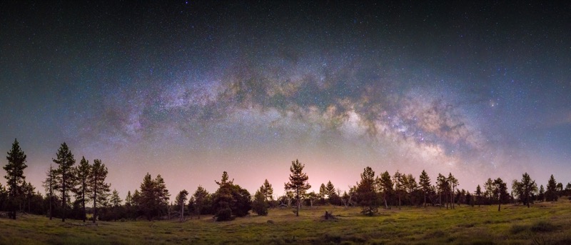 Milky Way over Mount Laguna photographed by Early Light Films